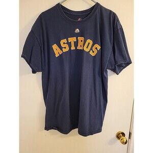 Majestic Alex CORREA #1 Houston Astros Mens T-Shirt Size XL Short Sleeves Crew